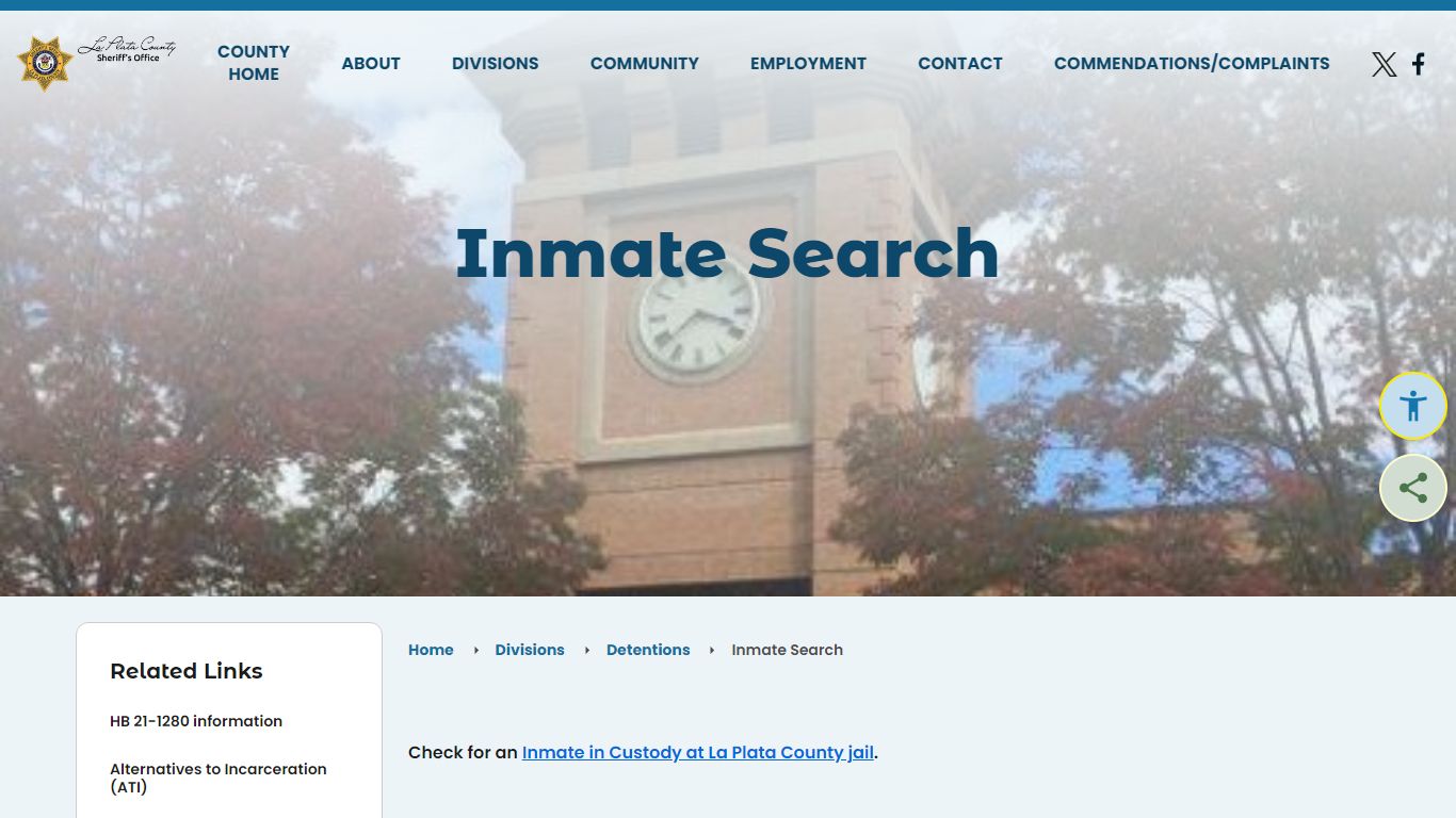 Inmate Search - lpcgov.org